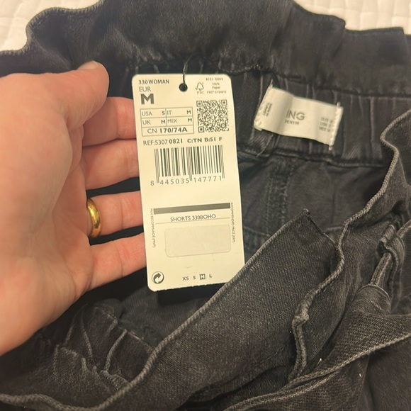 Mango Bowed denim short - Picture 13 of 16